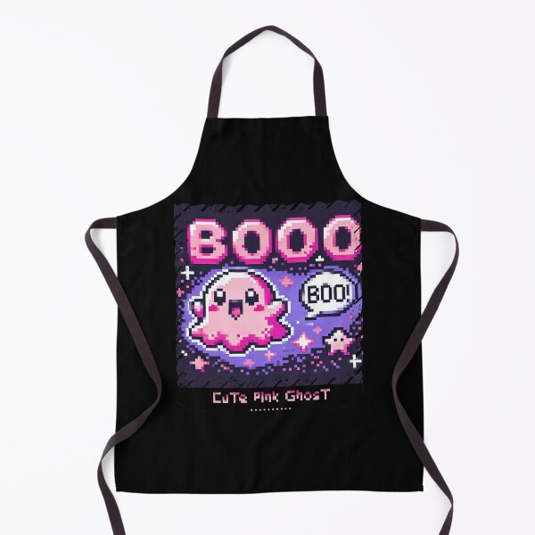 Item preview, Cute Pink Ghost: Sweet and Spooky (Booo) designed and sold by TrippyBunnyShop.