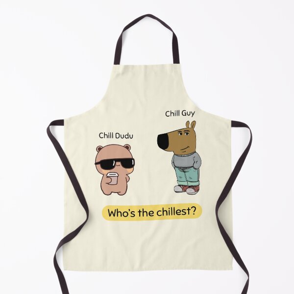 Item preview, Chill Guy - Who's the Chillest? Chill Dudu and Cool Guy Funny Cartoon designed and sold by FEBRICAST.