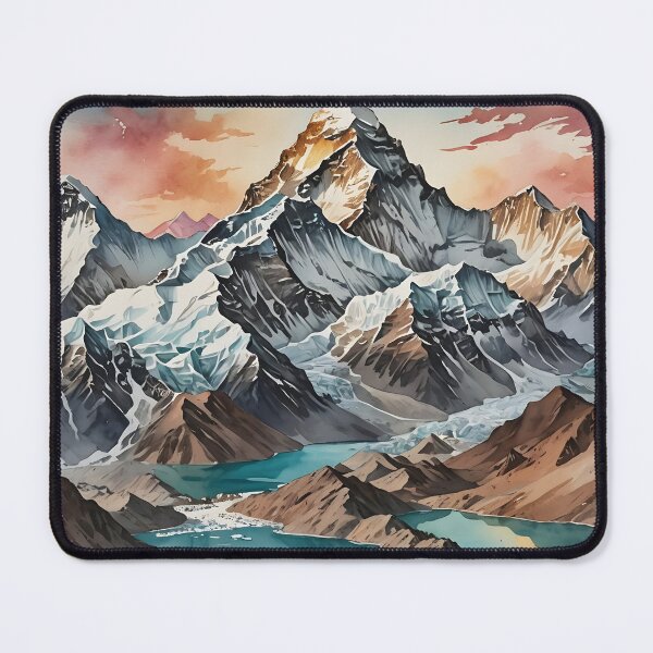 Item preview, Mount Everest Sunset from Gokyo Lakes designed and sold by LSVart.