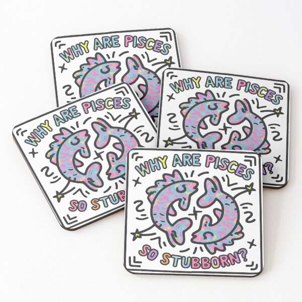 Item preview, Pisces Zodiac Pop art -"Why Are Pisces So Stubborn? Vibrant Pop Art Tee" designed and sold by stickercuffs.