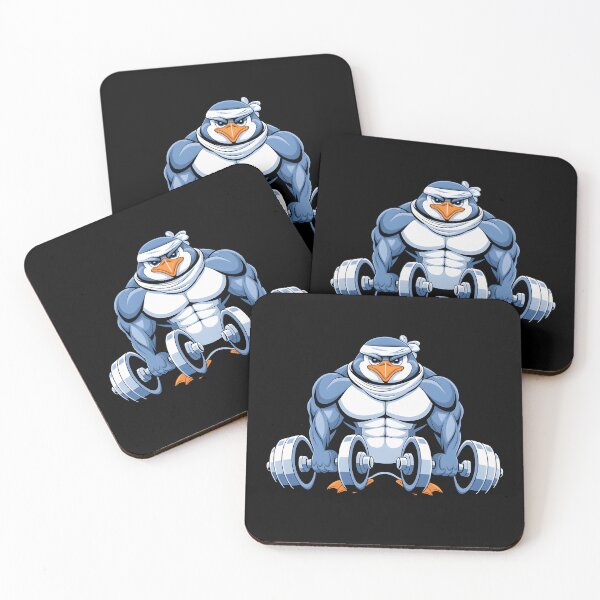 Item preview, Muscle Penguin Weightlifting designed and sold by Zeevla.