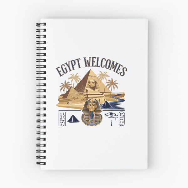 Item preview, Egypt Welcomes Flag Map Pyramids of Giza, Sphinx designed and sold by AnimalsDH305.