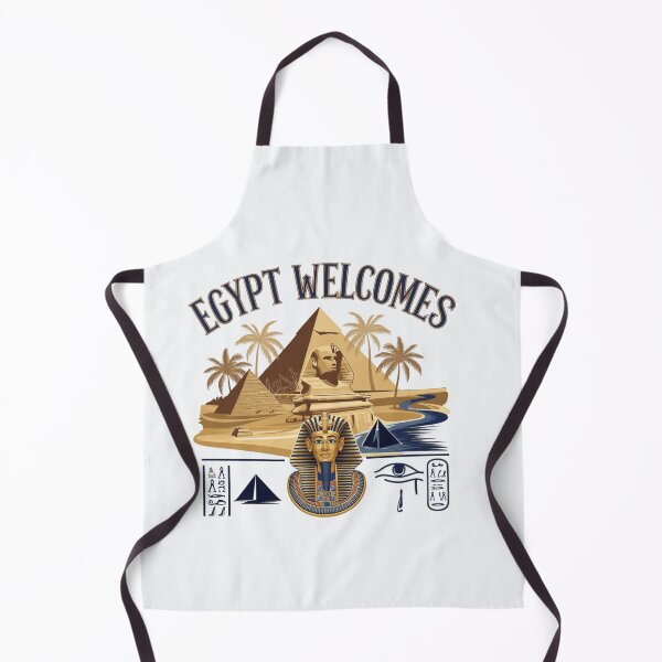 Item preview, Egypt Welcomes Flag Map Pyramids of Giza, Sphinx designed and sold by AnimalsDH305.