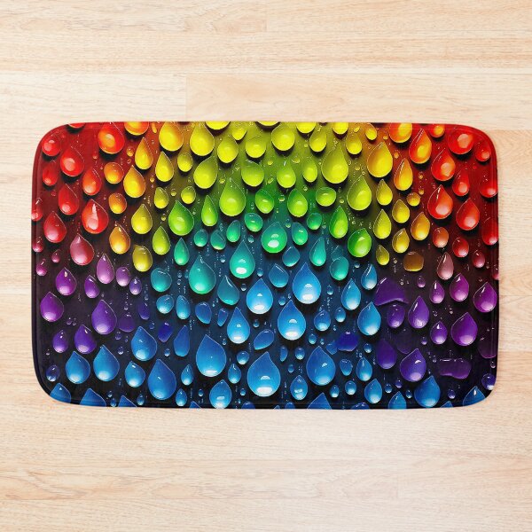 Item preview, Rainbow Droplets Colors Vibrant Droplets Colorful designed and sold by Amanda's Factory.