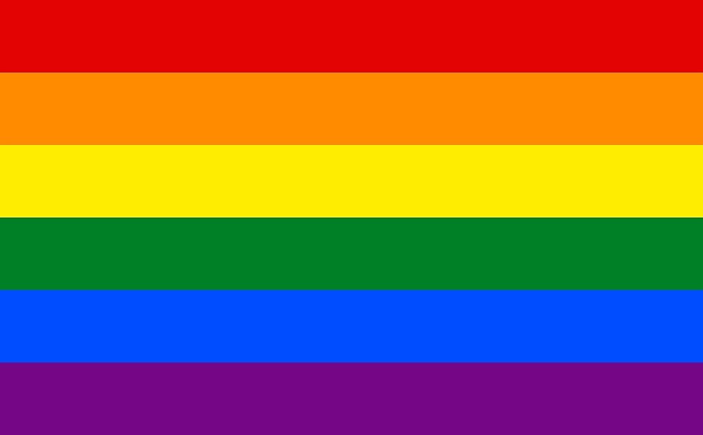 gay pride colors flag
