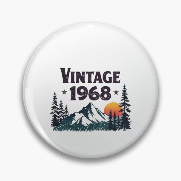 Item preview, 1968 Vintage Style, 60s Throwback, Retro T-Shirt, 1968 Nostalgia, Year of 1968, Retro 1968 Shirt, Vintage 1968 Gift Idea, Classic 1968 Apparel designed and sold by Colorful-Garden.