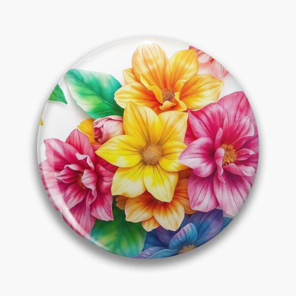 Item preview, Rainbow floral designed and sold by Neranchara.