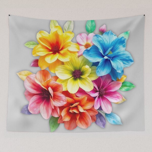 Item preview, Rainbow flower designed and sold by Neranchara.