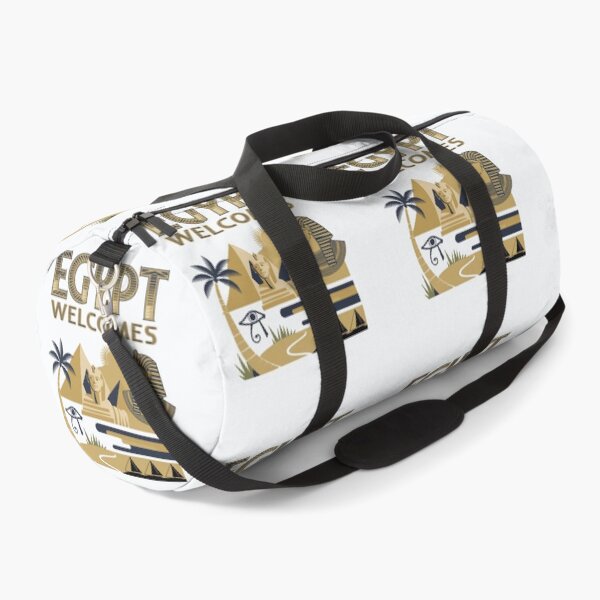 Item preview,  Egypt Welcomes Flag Map Pyramids of Giza, Sphinx designed and sold by AnimalsDH305.