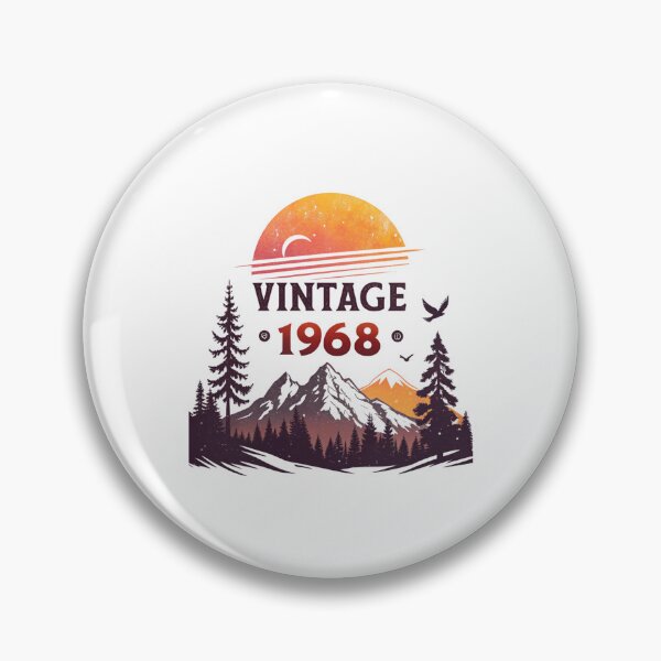 Item preview, 1968 Vintage Style, 60s Throwback, Retro T-Shirt, 1968 Nostalgia, Year of 1968, Retro 1968 Shirt, Vintage 1968 Gift Idea, Classic 1968 Apparel designed and sold by Colorful-Garden.