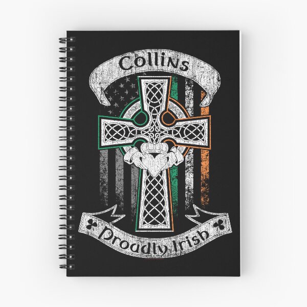 Item preview, Collins family Irish Americans, US flag, Ireland flag, claddagh ring, celtic Cross vintage designed and sold by 9X FR.