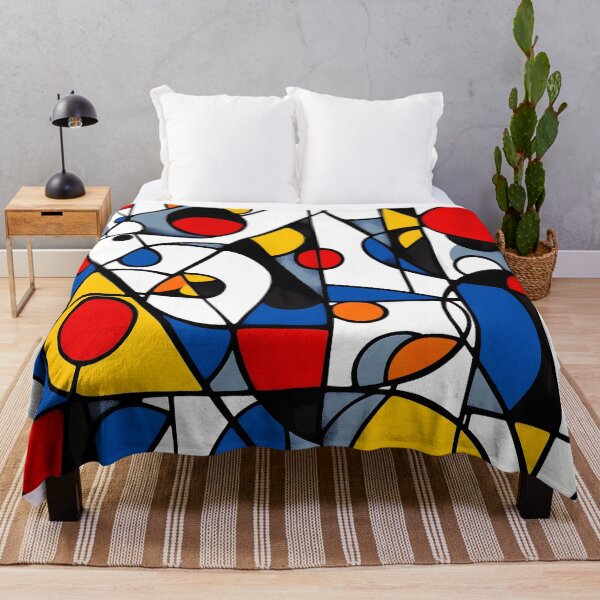 Item preview, Abstract Geometric Shapes in Bold Primary Colors designed and sold by Soul-Sparks.