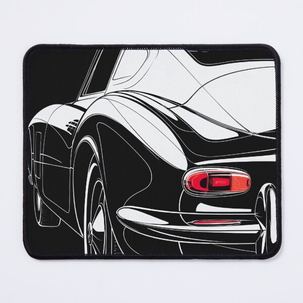 Item preview, Legendary Racing Sports Car Iconic Racing Car 911 Silhouette Back View designed and sold by yamegift.