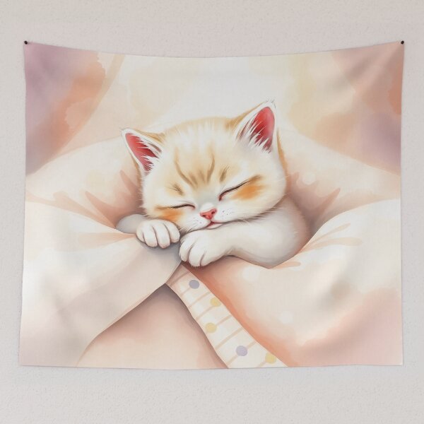 Item preview, Sleeping cat designed and sold by Neranchara.