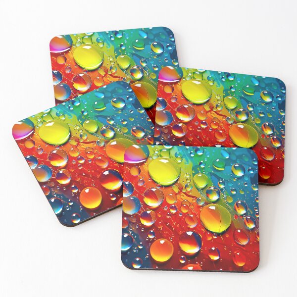 Item preview, Rainbow Reflections Drops of Joy Colorful Vibe designed and sold by Amanda's Factory.