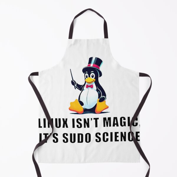 Item preview, Linux isn't magic it's sudo science designed and sold by aviparshan.