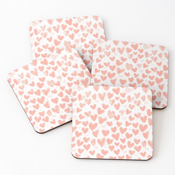 Item preview, Blushing Hearts: A Whimsical Love Pattern designed and sold by OLAIZA.