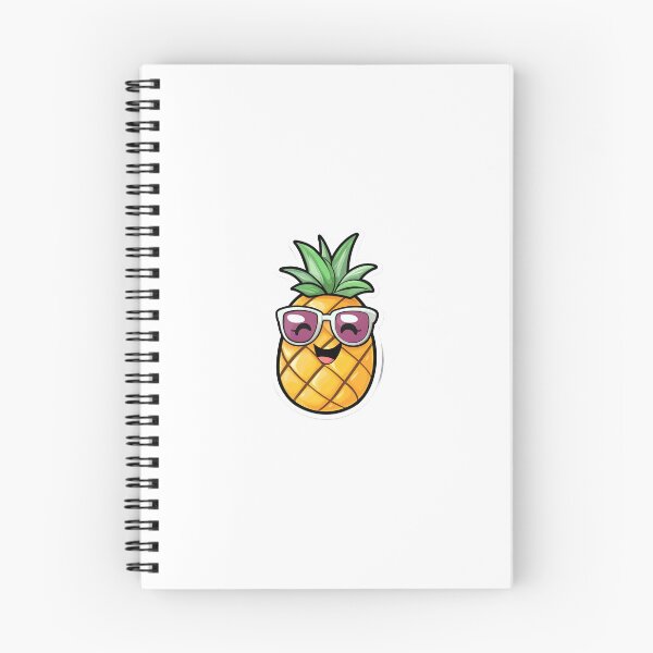 Item preview, cute cartoon pineapple sticker designed and sold by Elfinsarts17.