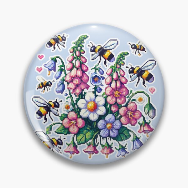 Item preview, Pixelated flowers, est. 1813 designed and sold by Sugar Wisdom .