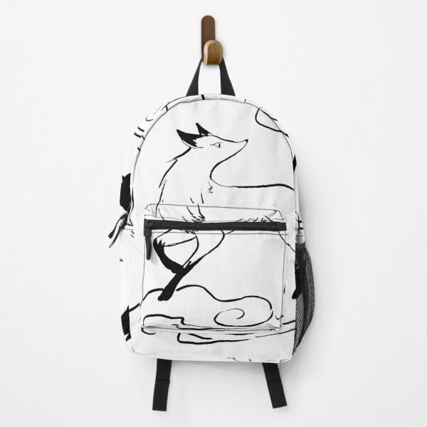 Item preview, Foxie - Fox Spirit - Black Ink designed and sold by RowenaTmT.