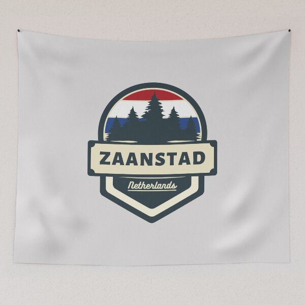 Item preview, Zaanstad Netherlands Retro Vintage Badge designed and sold by World Designs.