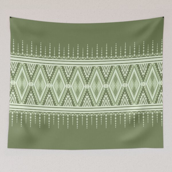 Item preview, Geometric Tribal Textile Pattern designed and sold by kasune-shop.