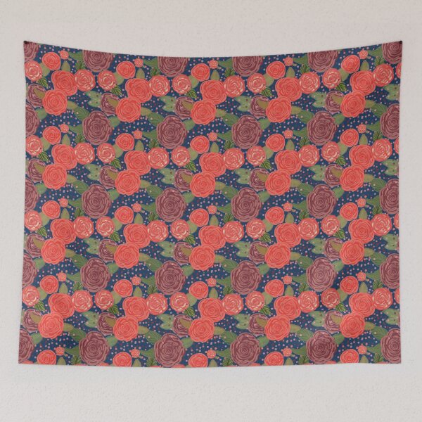 Item preview, Blooming Rose Bloomsbury Set and Charleston Farmhouse living room Art - Illustration Jemma Jamie Skidmore  designed and sold by Jemma Jamie Skidmore.
