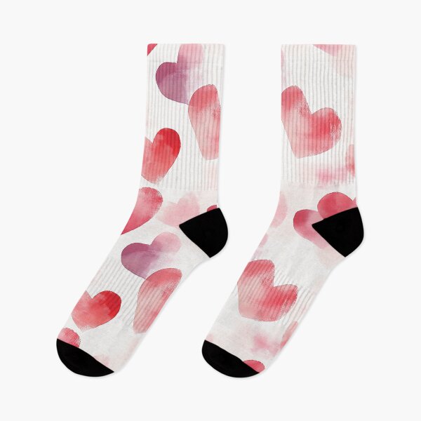 Item preview, Watercolor Heart Pattern - Soft and Romantic Design designed and sold by junkydotcom.