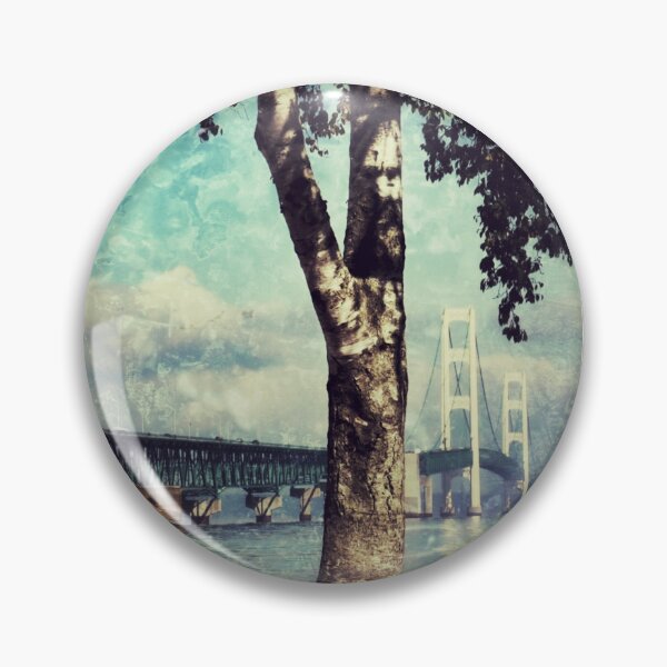Item preview, Mackinac Bridge Grunge designed and sold by WOTWPhotography.