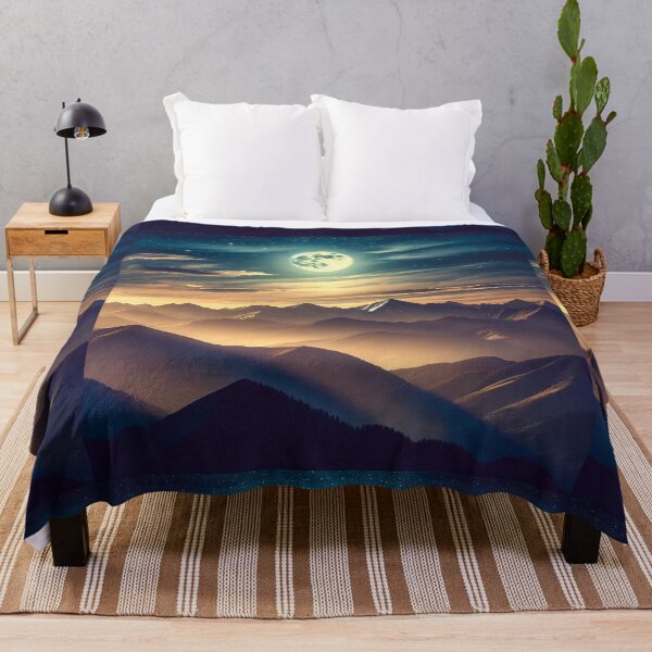 Item preview, Moonlit Mountain Majesty designed and sold by Sadia Jannat.