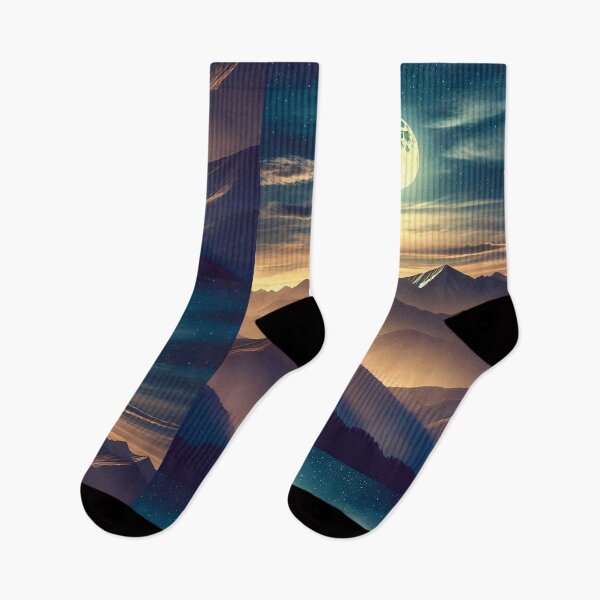 Item preview, Moonlit Mountain Majesty designed and sold by Sadia  Jannat.