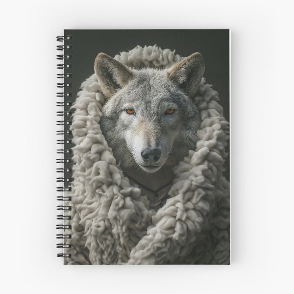 Item preview, Wolf in sheep's clothing. Funny animal art. designed and sold by GiriaGallery.