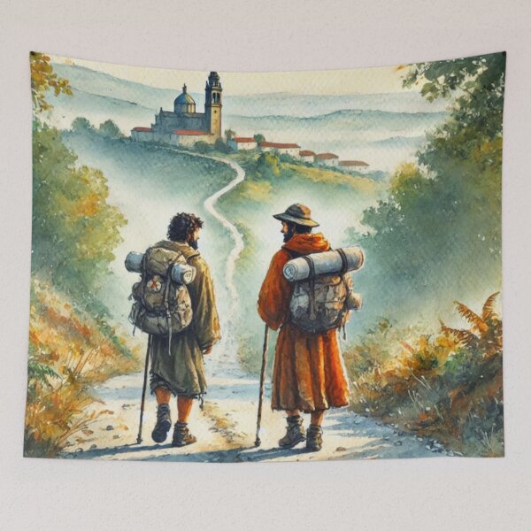Item preview, Pilgrims on the Way of Saint James designed and sold by jefboutique6150.