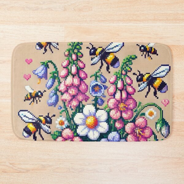 Item preview,  Pixelated garden theme designed and sold by Sugar Wisdom .