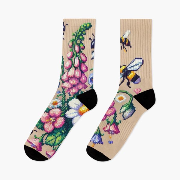 Item preview,  Pixelated garden theme designed and sold by Sugar Wisdom .