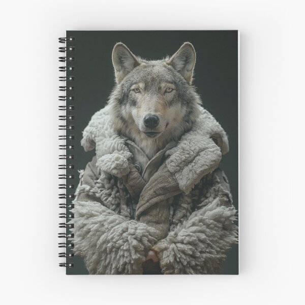 Item preview, Wolf in sheep's clothing. Funny animal art. designed and sold by GiriaGallery.