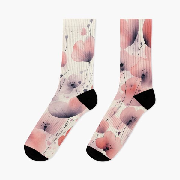 Item preview, Watercolor Blush Poppies designed and sold by OLAIZA.