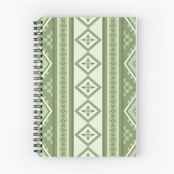Item preview, Geometric Tribal green Textile Pattern designed and sold by kasune-shop.