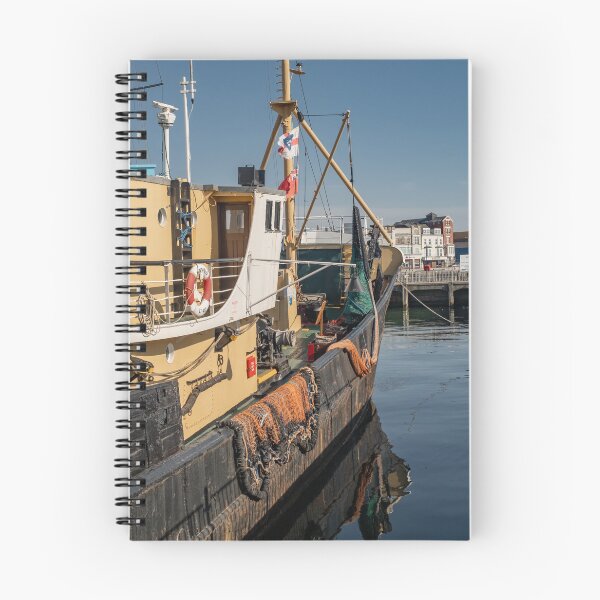 Item preview, Boat in the Lowestoft harbour in the morning designed and sold by yackers1.