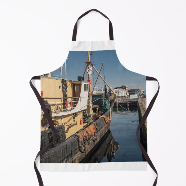 Item preview, Boat in the Lowestoft harbour in the morning designed and sold by yackers1.