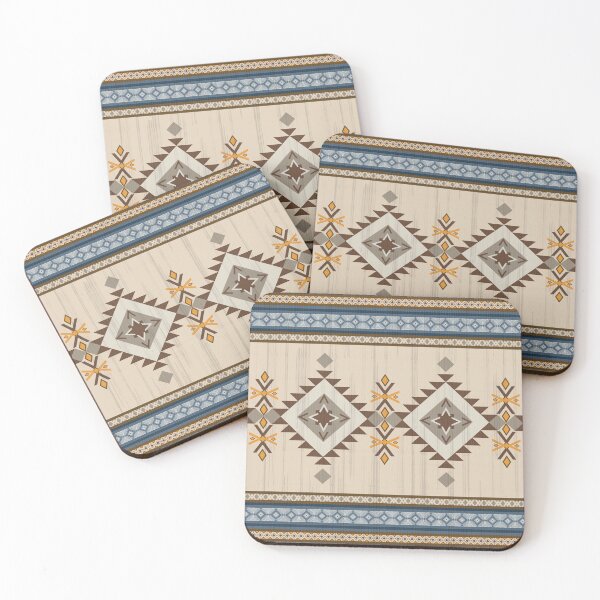 Item preview, Geometric tribal design with a beige background designed and sold by kasune-shop.