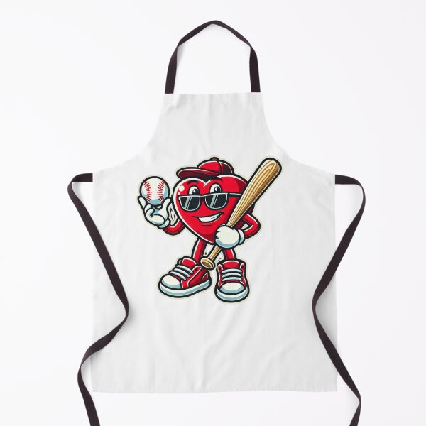 Item preview, Funny Heart Playing Baseball Valentine's Day designed and sold by Berkako.