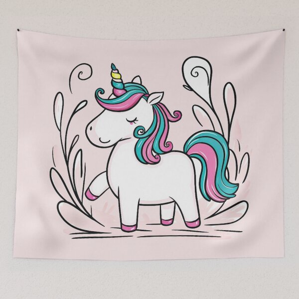 Item preview,  Magical Unicorn on Rainbow Cloud designed and sold by MOONE FLOWER.