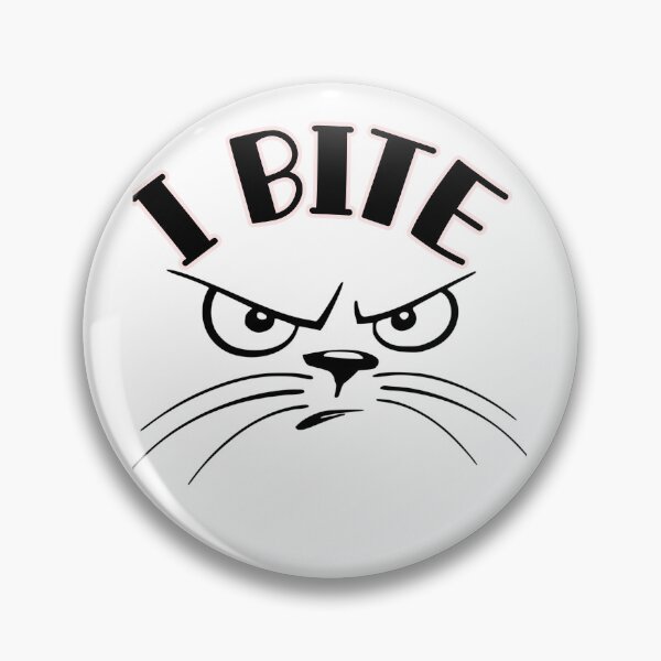 Item preview, I bite because i care, cat bite designed and sold by YellowishStore.