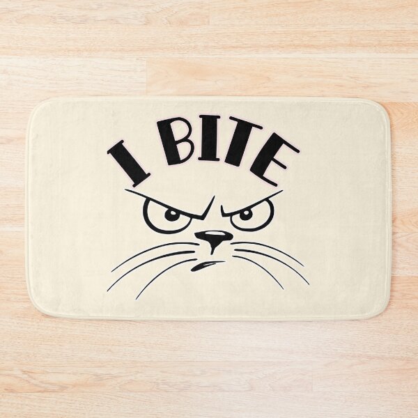 Item preview, I bite because i care, cat bite designed and sold by YellowishStore.