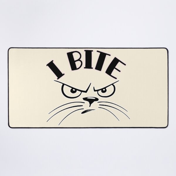 Item preview, I bite because i care, cat bite designed and sold by YellowishStore.