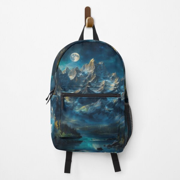 Item preview, Radiant Peaks Under Moonlight designed and sold by Sadia Jannat.