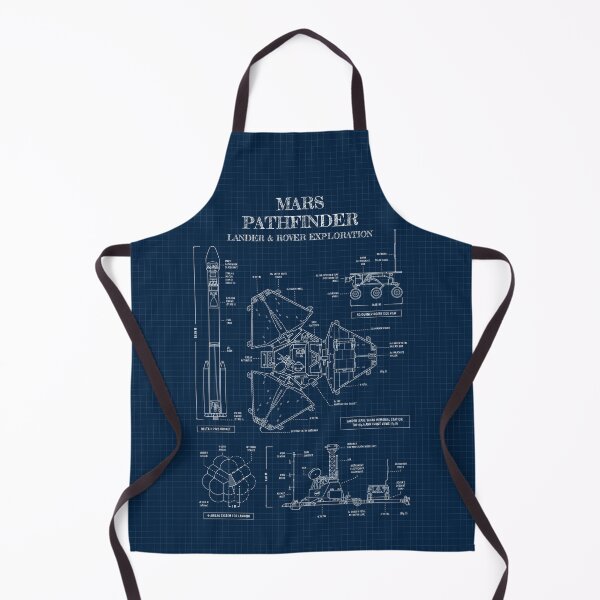 Item preview, Mars Pathfinder. Lander and Rover Exploration (Vertical Navy Blueprint) designed and sold by BGALAXY.