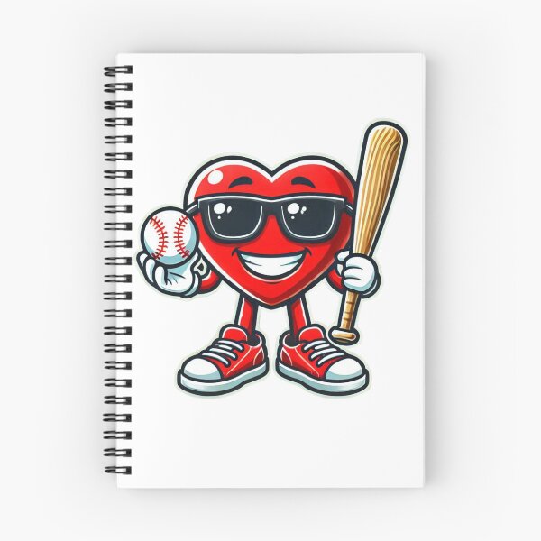 Item preview, Cool Baseball Heart Valentine's Day designed and sold by Berkako.
