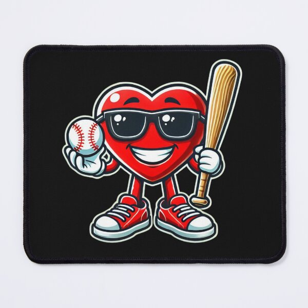 Item preview, Cool Baseball Heart Valentine's Day designed and sold by Berkako.